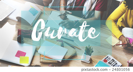 Imagine Create Curate Conceptualize Ideas Concept 24801056