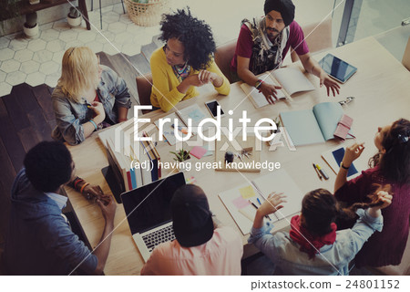 Erudite Academic Educated Intellectual Knowledgeable Concept Erudite Academic Educated Intellectual Knowledgeable Concept 24801152