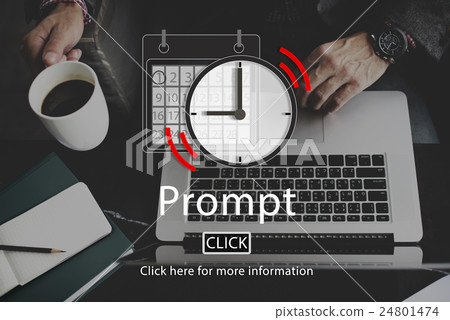 Prompt Appointment Organizer Plan Reminder Concept Prompt Appointment Organizer Plan Reminder Concept 24801474