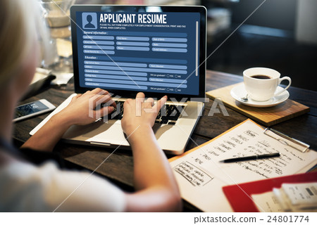 Resume Career Recruitment Employment Occupation Concept 24801774