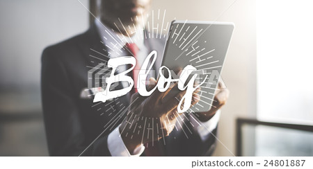 Blog Social Media Information Connect Concept 24801887