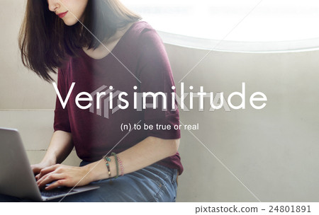 Verisimilitude True Realistic Credible Concept Verisimilitude True Realistic Credible Concept 24801891