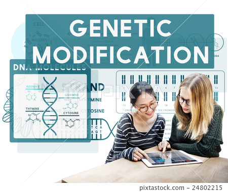 Genetic Mutation Modification Biology Chemistry Concept 24802215
