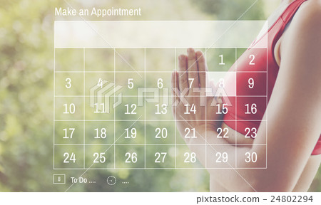 Make an Appointment Calendar Schedule Organization Planning Concept 24802294
