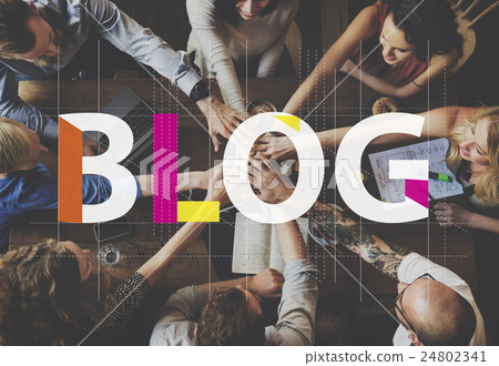 Blog Connecting Content Homepage Information Concept Blog Connecting Content Homepage Information Concept 24802341