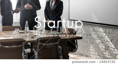 Startup New Business Launch Aspirations Strategy Concept 24803530