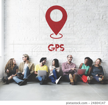 Navigation Location Mapping Destination Technology Graphic Concept 24804147