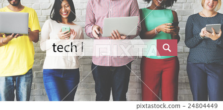 Tech Data Digital Innovation Internet Technology Concept Tech Data Digital Innovation Internet Technology Concept 24804449