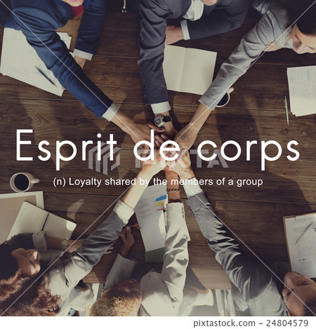 Esprit De Corps Group Loyalty People Graphic Concept 24804579
