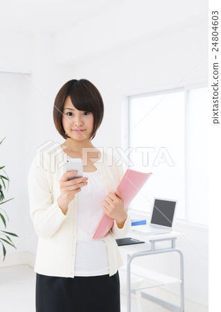 Business office female new employee smile young woman business woman 24804603