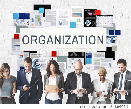 Organization Collaboration Company Group Team Concept 24804614