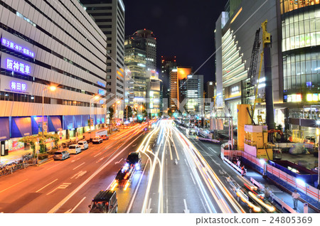 大阪梅田夜視圖 大阪梅田夜視圖 24805369