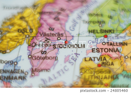 Sweden country map . 24805460