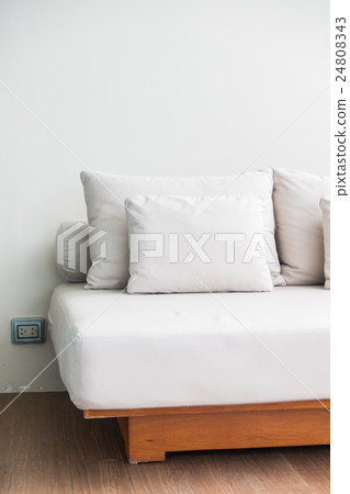 Pillow on sofa Pillow on sofa 24808343