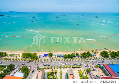 Pattaya city and Bay 24808394