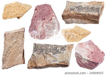 collection from specimens of Sandstone rocks collection from specimens of Sandstone rocks 24809055