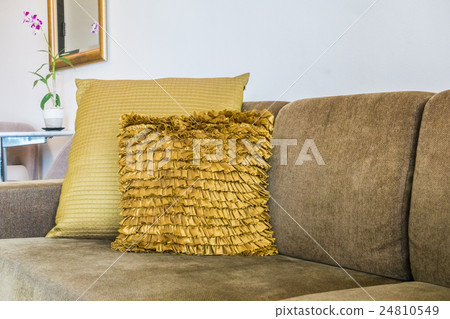 Pillow on sofa Pillow on sofa 24810549