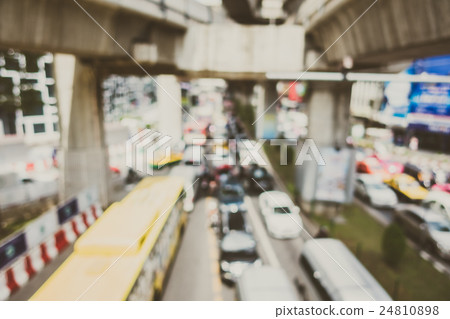 Abstract blur traffic 24810898