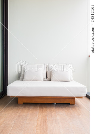 Pillow on sofa Pillow on sofa 24812162