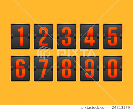 Countdown timer, white color mechanical scoreboard Countdown timer, white color mechanical scoreboard 24813179