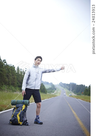 Mountain climbing youth's challenge Mountain climbing youth's challenge 24813913