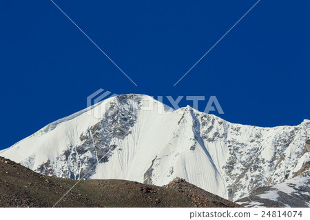 background of snow moutain from himalaya 24814074