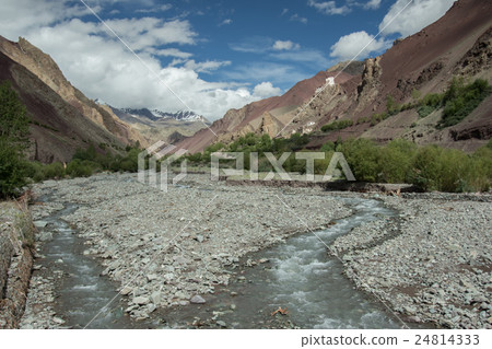 stream in stok kangri valley from lehcity 24814333