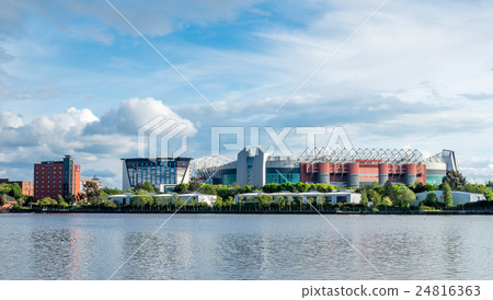 Wide view of Old Trafford stadium 24816363