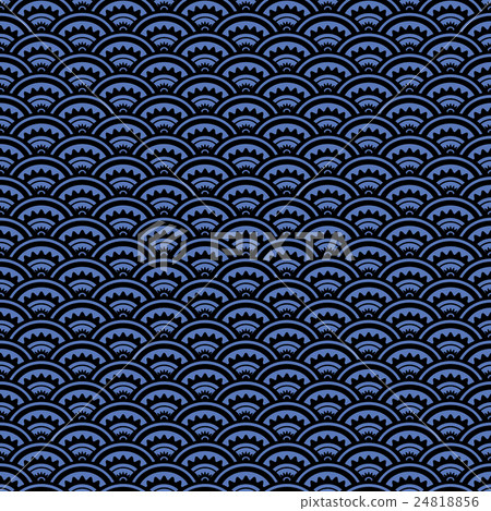Japanese Pattern Qinghai wave pattern 24818856