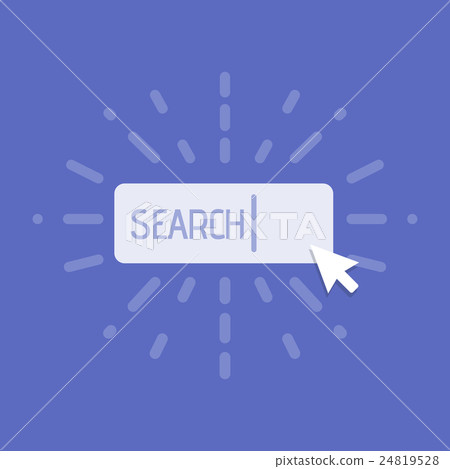 Concept of using web search. Vector illustration 24819528