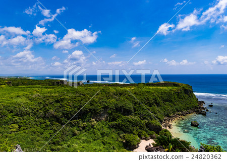 Coast, reef, landscape, Okinawa. Coast, reef, landscape, Okinawa. 24820362