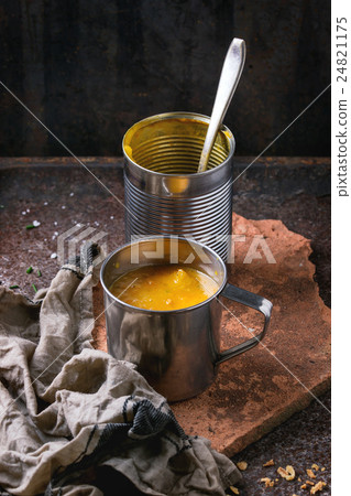 Bowl of carrot soup Bowl of carrot soup 24821175