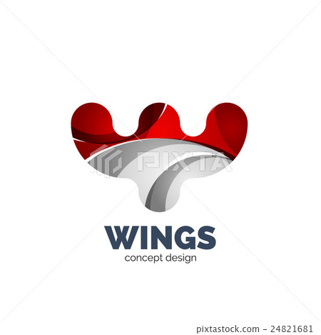 Modern abstract futuristic logo Modern abstract futuristic logo 24821681