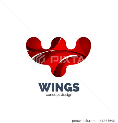 Modern abstract futuristic logo Modern abstract futuristic logo 24821690