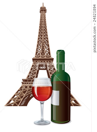 bottle of french wine 24821894