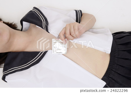 School girls with condom School girls with condom 24822296