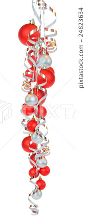 Cluster from christmas balls 24823634