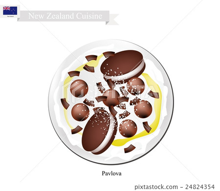 Chocolate Pavlova Meringue Cake Chocolate Pavlova Meringue Cake 24824354