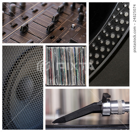 Dj tools collage Dj tools collage 24825074