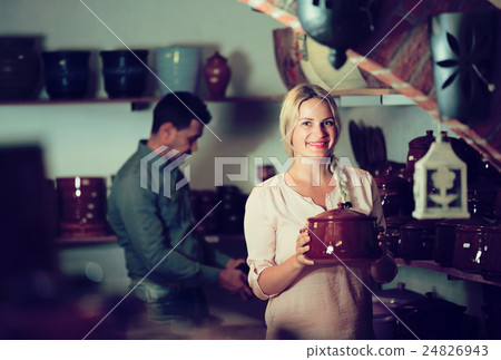 two artisans having ceramics 24826943