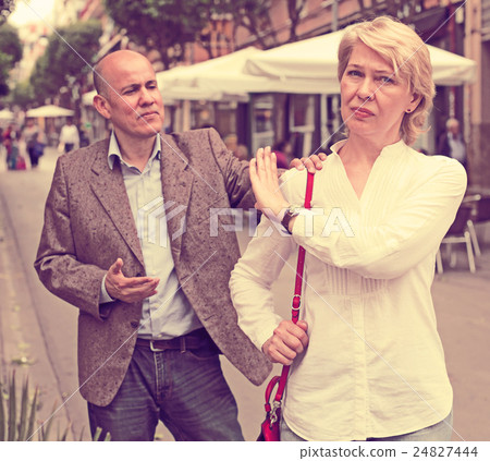 annoyed mature woman 24827444
