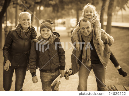 family with son and daughter family with son and daughter 24829222