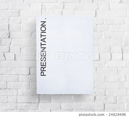 Paper Document Presentation Brickwall Concept Paper Document Presentation Brickwall Concept 24829496