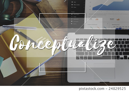 Imagine Create Curate Conceptualize Ideas Concept 24829525