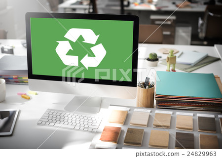 Recycle Green Environment Conservation Eco Concept Recycle Green Environment Conservation Eco Concept 24829963