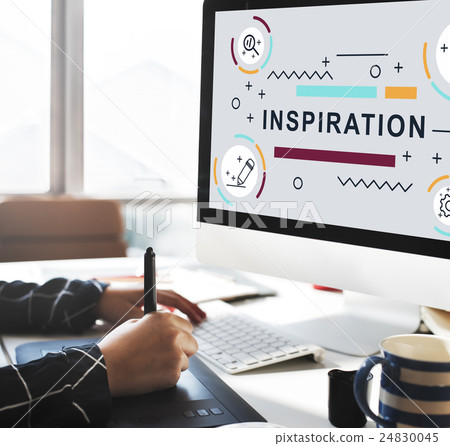Inspiration Motivation Creative Innovation Graphic Concept Inspiration Motivation Creative Innovation Graphic Concept 24830045