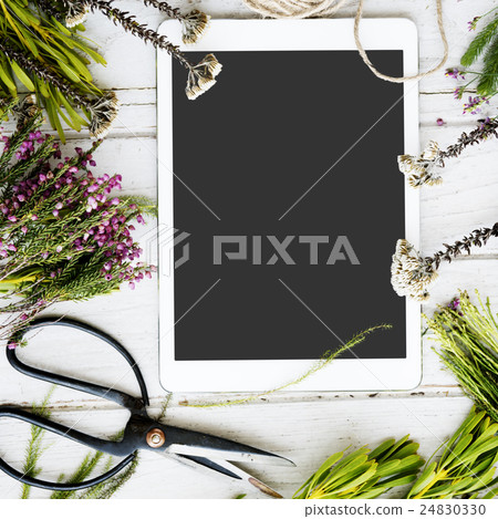 Mockup Copyspace Hands Digital Tablet Concept 24830330