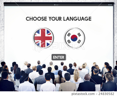 Korean English Language Communication Global Concept 24830582