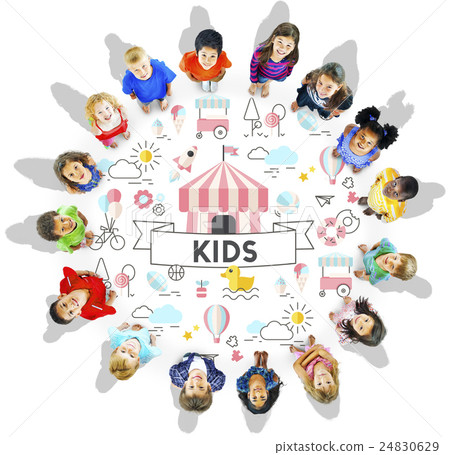 Kids Young Children People Graphic Concept 24830629