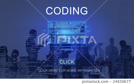 Coding Technology Computing Data Digital Concept 24830677